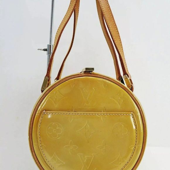 Authentic LOUIS VUITTON Bedford Beige Vernis Leather Hand B… - Picture 12 of 17